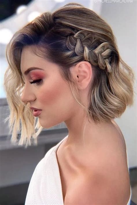 penteado chanel curto